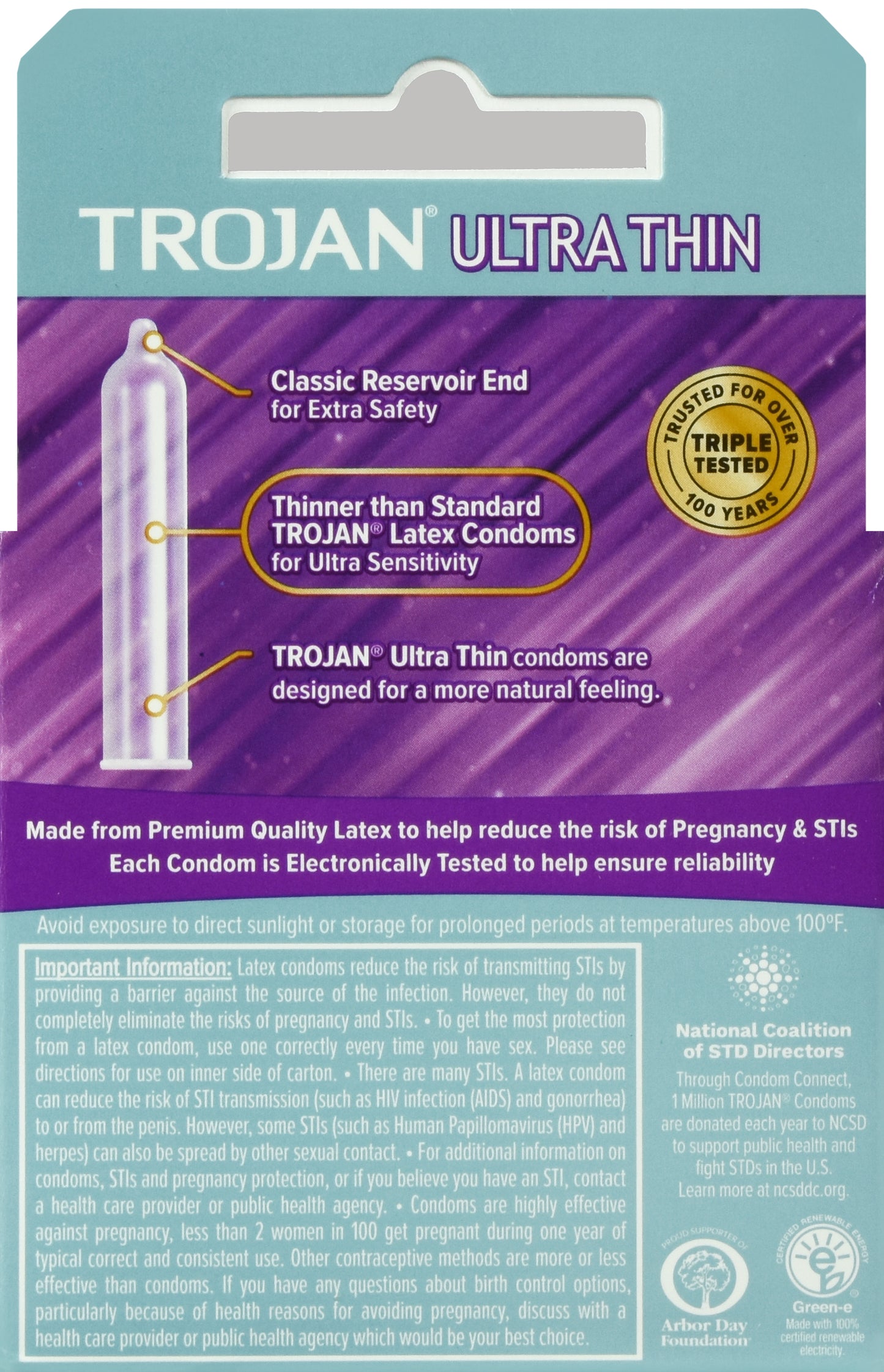 TROJAN VERY THIN LUB 3 92620