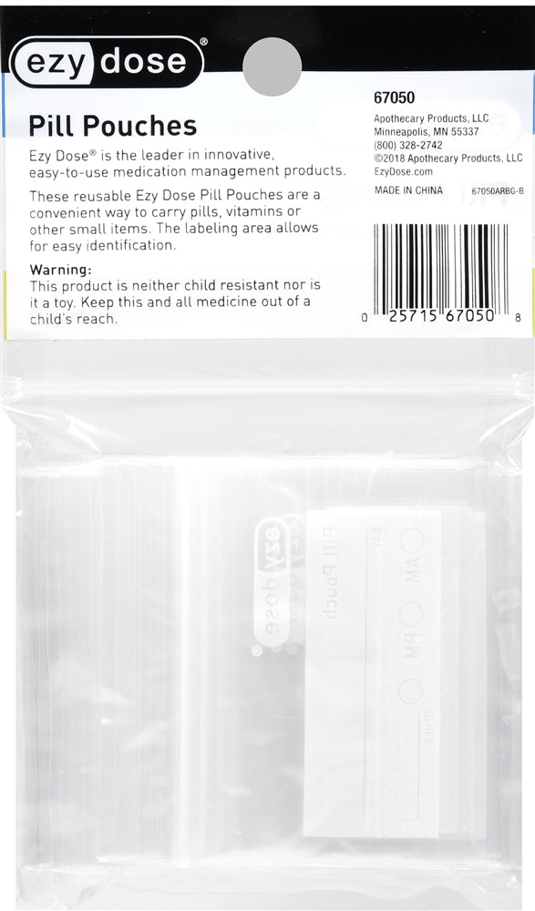 EZY DOSE PILL POUCH 50 DSP