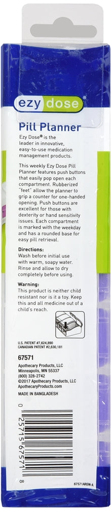 EZY DOSE PILL REM 7D XL PSH/BT