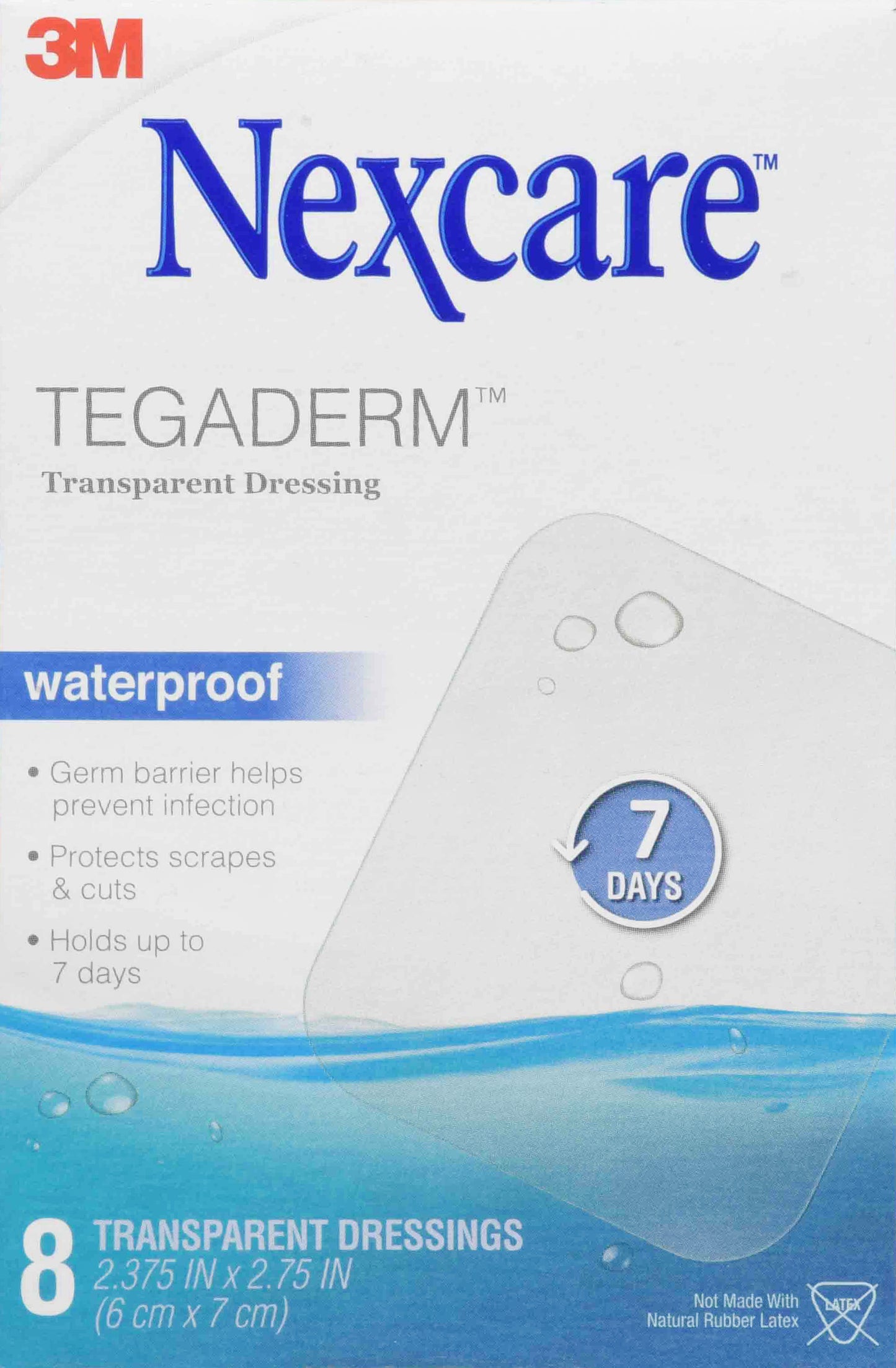 3M TEGADERM TRANS DRES 2 3/8X2 3/4 H1624