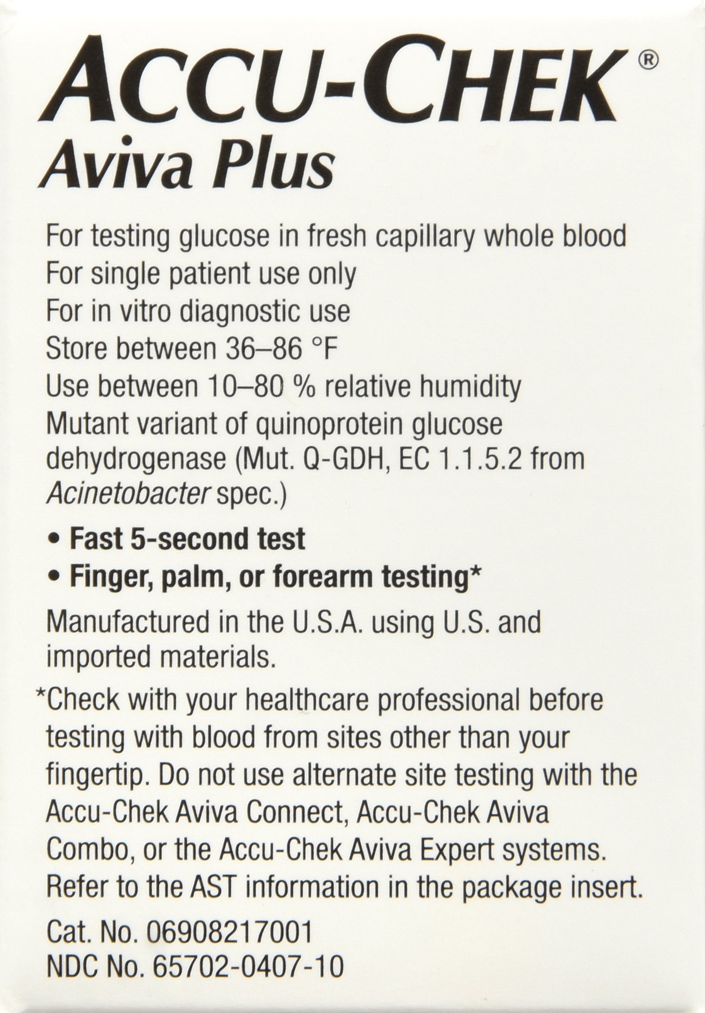 ACCU-CHEK AVIVA PLUS 50 40710