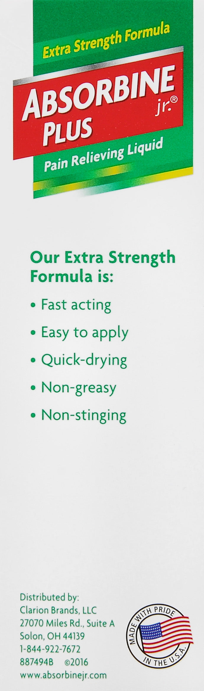 ABSORBINE JR PLUS PAIN RELIEF LIQ 4OZ